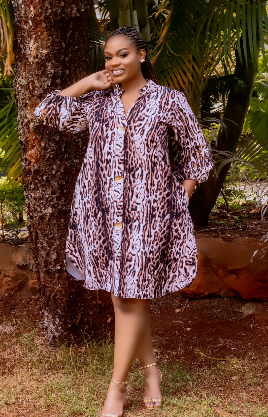 Urban Safari Shirt Dress