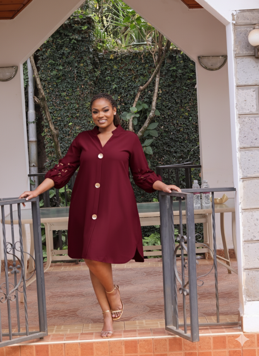 Statement Shirt Dress