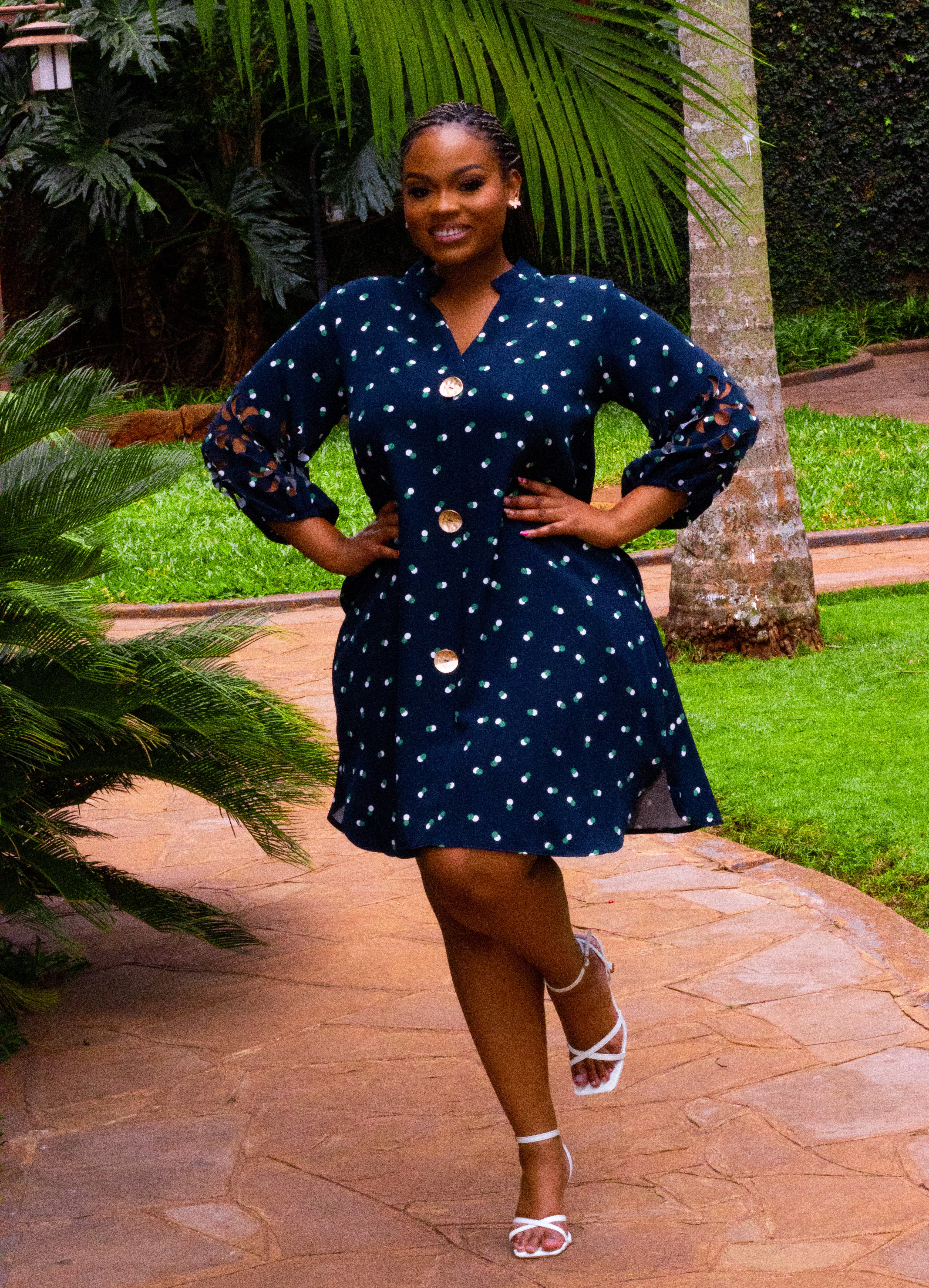 Midnight Muse Shirt Dress