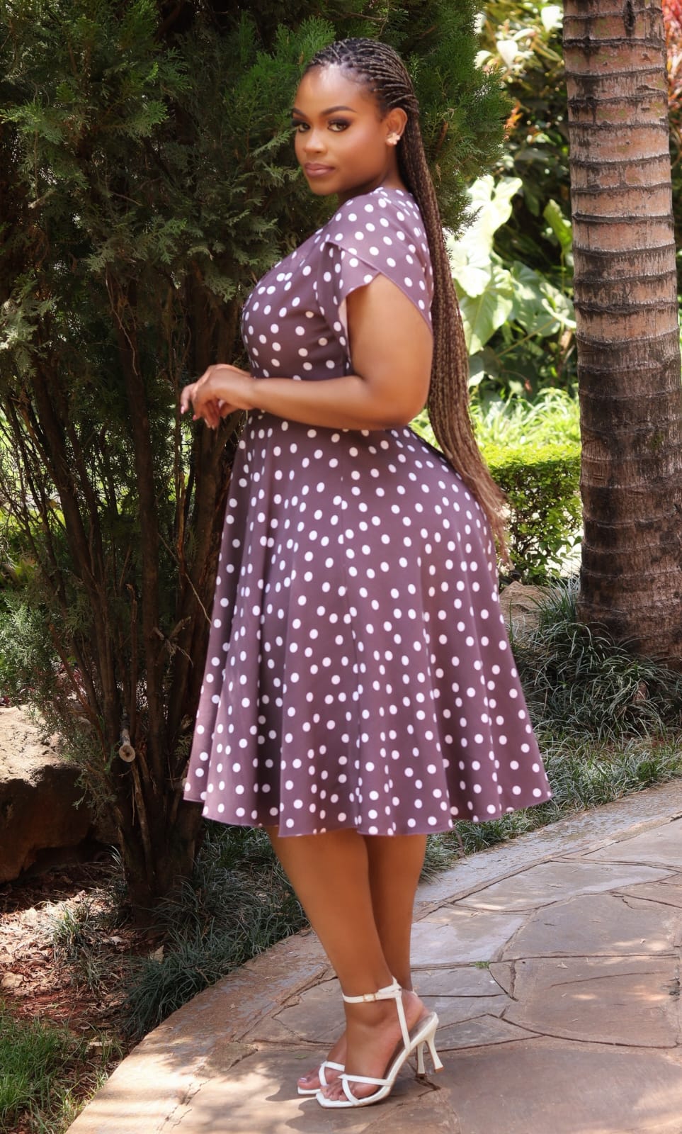 Polka Dot Skater Dress
