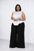 Black wide leg Pants